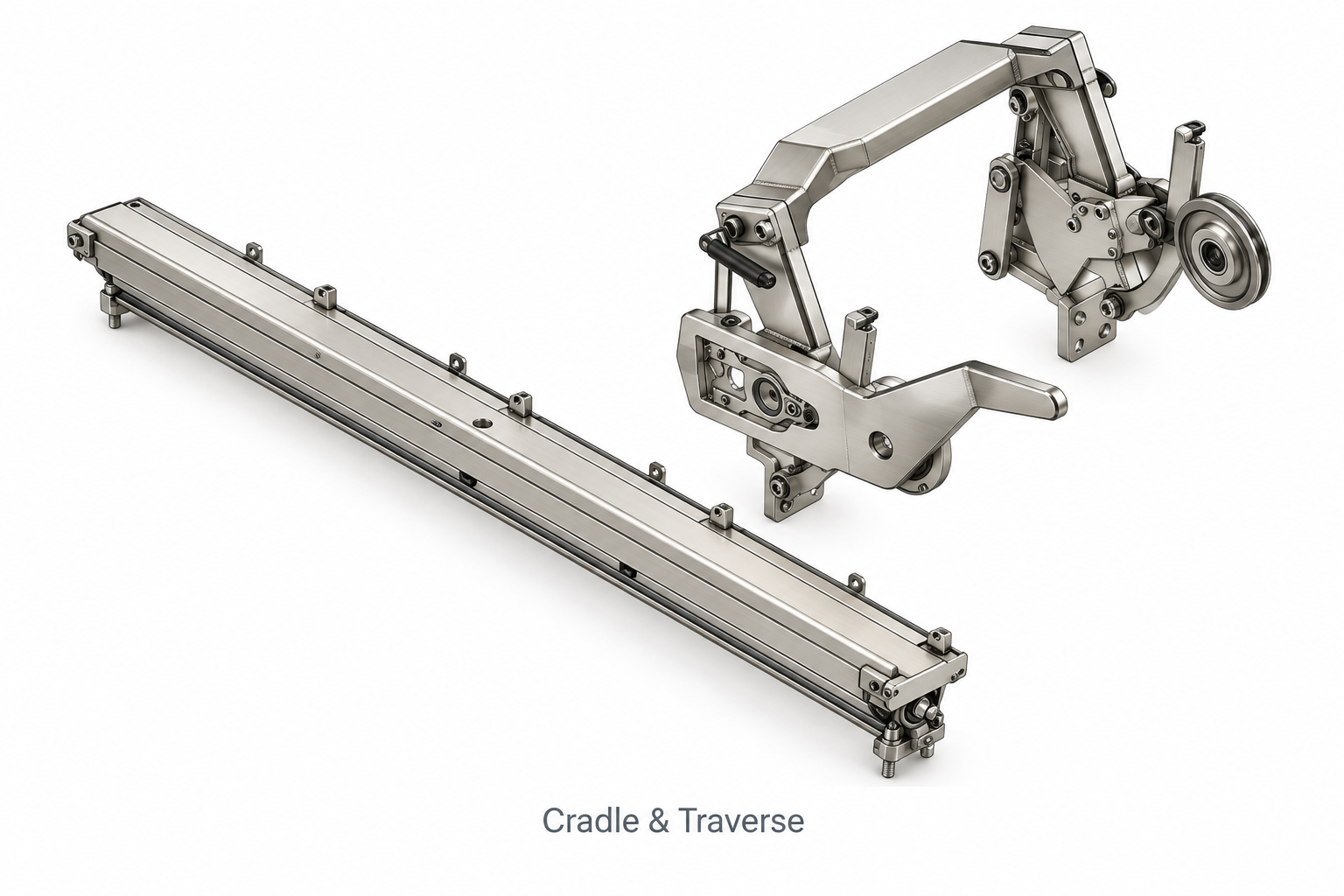 Aalidhra cradle and traverse assembly