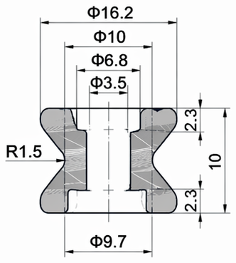 Technical drawing and dimensions for TSP 53170-35