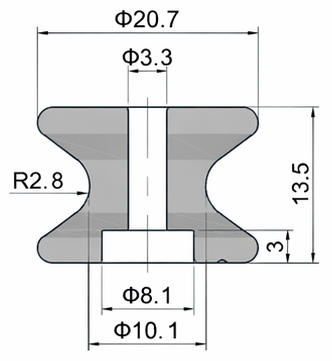 Technical drawing and dimensions for TSP 53213-00