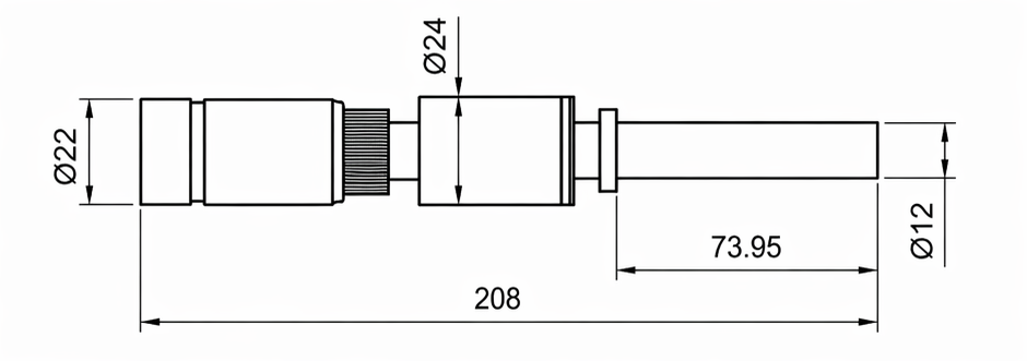 Original dimensional drawing for TSP-22 Rieter ICBT Friction Unit Spindle