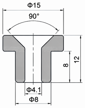 Technical drawing and dimensions for TSP 74011-00