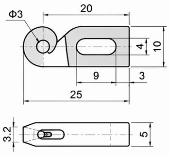 Technical drawing and dimensions for TSP 83119-00