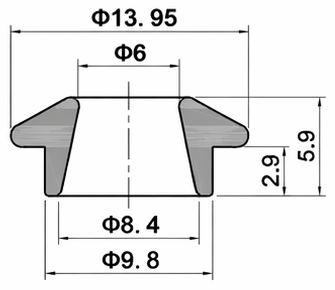 Technical drawing and dimensions for TSP 76417-00