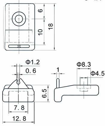 Technical drawing and dimensions for TSP JT-626-T2