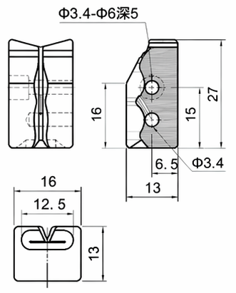 Technical drawing and dimensions for TSP 83432-R0