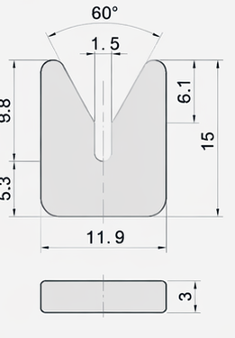 Technical drawing and dimensions for TSP 76008-00