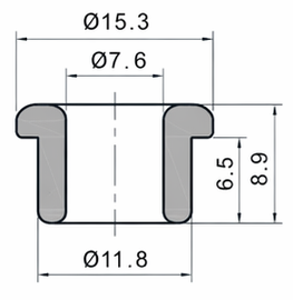 Technical drawing and dimensions for TSP 61265-78