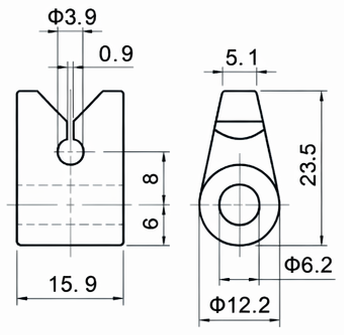 Technical drawing and dimensions for TSP 83228-00