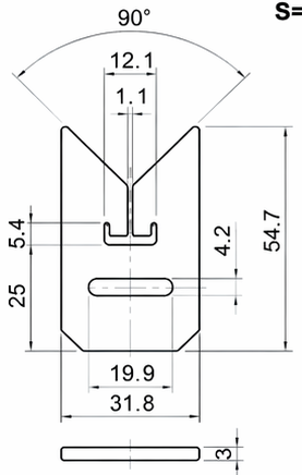 Technical drawing and dimensions for TSP 83364-00