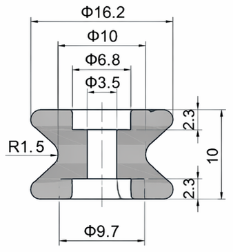 Technical drawing and dimensions for TSP 53170-35