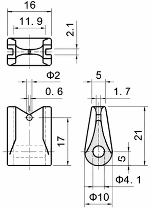 Technical drawing and dimensions for TSP 83293-00