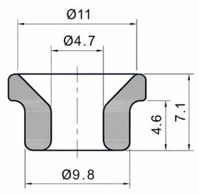 Technical drawing and dimensions for TSP 69805-47